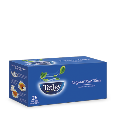 Tetley Camomile Herbal Infusion (Caffeine-Free Wellness Tea)