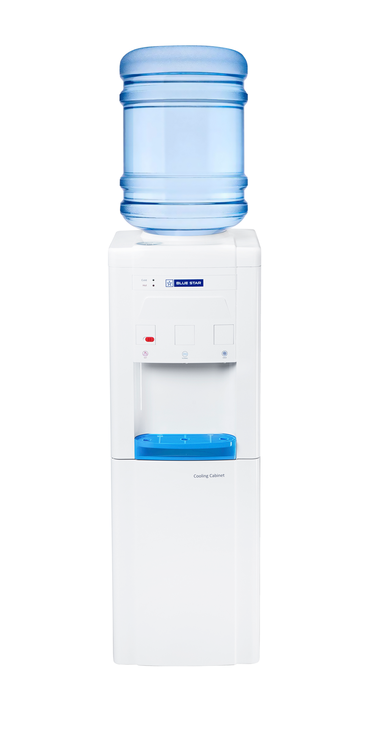 GA Series With Refrigerator-White| Floor Standing  |  Bottled Water Dispenser